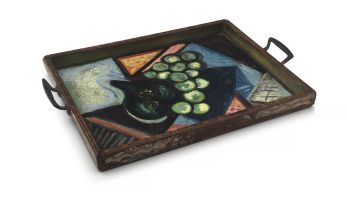 Edward Wolfe; Still Life Composition, tray