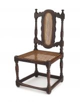 A Cape van der Stel stinkwood side chair, 18th century