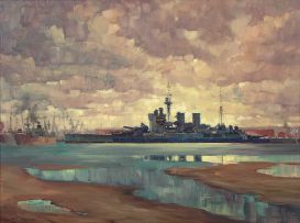 Nils Andersen; HMS Repulse in Durban, Sunk off Malaya by Japanese, World War II