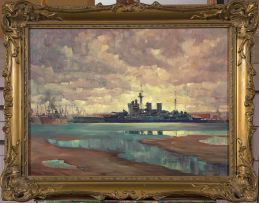 Nils Andersen; HMS Repulse in Durban, Sunk off Malaya by Japanese, World War II