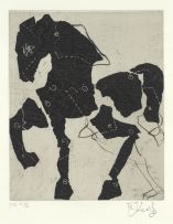 William Kentridge; Handspring: Untitled (Deconstructed Horse)