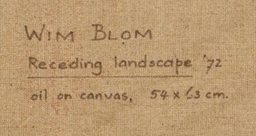 Wim Blom; Receding Landscape