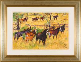 Zakkie Eloff; Herd of Sable Antelope