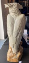 A Carter Stabler & Adams Ltd Poole Pottery stoneware 'Harpy Eagle' by Harold Stabler, 1916