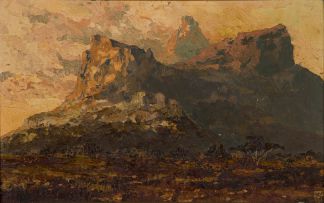 Otto Klar; Mountain Landscape