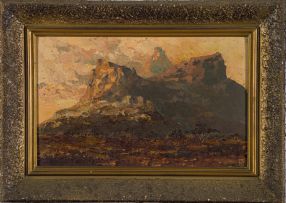 Otto Klar; Mountain Landscape