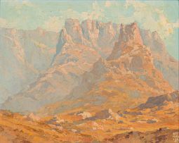 Otto Klar; Mountain Scene