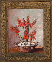 Robert Gwelo Goodman; Copper Pot with Aloes