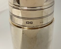 A George VI silver sugar castor, S Blanckensee & Son Ltd, Chester, 1937, .925 sterling with import marks for Dublin, 1940