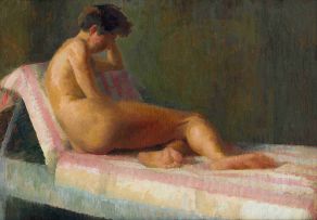Jane Tully Heath; Reclining Nude