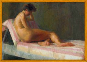 Jane Tully Heath; Reclining Nude