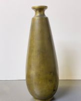 A Japanese bronze vase, Meiji period, 1868-1912