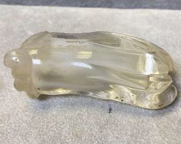 A Chinese crystal 'finger citron' snuff bottle, Qing Dynasty, 19th century