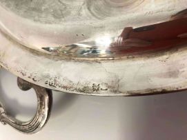 An Italian silver two-handled tray, A. Cesa & C. S.P.A., late 19th/early 20th century, .800 standard