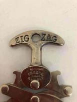 A Zig-Zag 'Made in France' BTE S.G.D.G. Fn&EL. M.&M DEP compound lever corkscrew, early 20th century