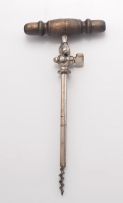 A steel champagne tap, early 20th century