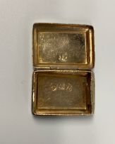 A William IV silver vinaigrette, Ledsam, Vale & Wheele, Birmingham, 1830