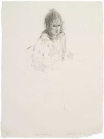 David Hockney; Celia Smoking