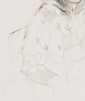 David Hockney; Celia Smoking