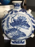 A Chinese provincial blue and white dish, Qing Dynasty, late 19th century