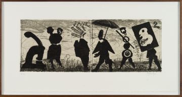 William Kentridge; Dada Picnic (Double)