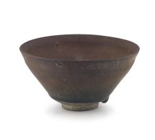 A Chinese Jian 'hare's fur' teabowl, Song Dynasty, 12th/13th century