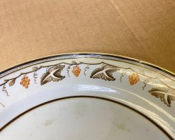 An assembled group of Staffordshire and Chinese armorial plates, 18th/19th century
