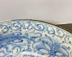 An Oriental blue and white bowl, 19th century