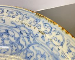 An Oriental blue and white bowl, 19th century