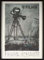 William Kentridge; 9 Drawings for Projection, poster