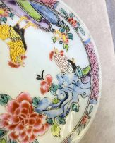 A Chinese famille-rose plate, Qianlong period, 1735-1796