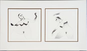 Norman Catherine; Dancing Nude, two