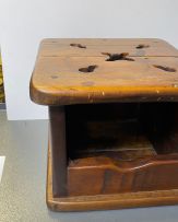 A Cape yellowwood and stinkwood voetstofie, 19th century