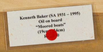 Kenneth Baker; Moored Boats