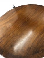 A Colonial mahogany and rosewood tilt-top centre table, late 19th century