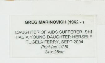 Greg Marinovich; Daughter of Aids Sufferer, She has a Young Daughter Herself, Tugela Ferry