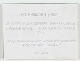Greg Marinovich; Daughter of Aids Sufferer, She has a Young Daughter Herself, Tugela Ferry