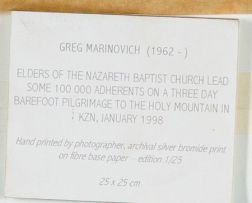 Greg Marinovich; Elders of the Nazareth Baptist Church Lead some 100 000 Adherents