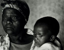 Greg Marinovich; Mother of Aids Sufferer with Granddaughter, Tugela Ferry