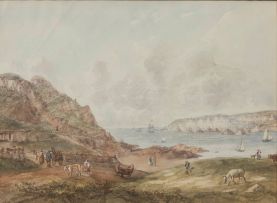 Charles Theophilus Hahn; Fourteen Views of Jersey; and one of Pembroke Castle, fifteen