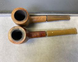 Eight Dunhill pipes