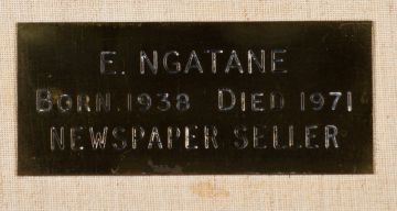Ephraim Ngatane; Newspaper Seller