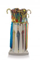 Piero Fornasetti (1913-1988) A 'Trompe l'oeil Ombrelli' umbrella stand, originally designed 1950s, later edition