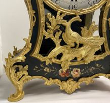 A Louis XVI style gilt-metal-mounted bracket clock, late 19th/early 20th century