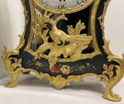 A Louis XVI style gilt-metal-mounted bracket clock, late 19th/early 20th century