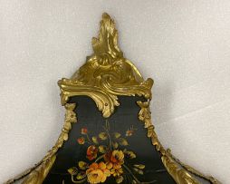 A Louis XVI style gilt-metal-mounted bracket clock, late 19th/early 20th century