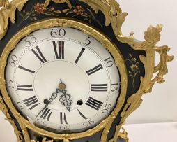 A Louis XVI style gilt-metal-mounted bracket clock, late 19th/early 20th century