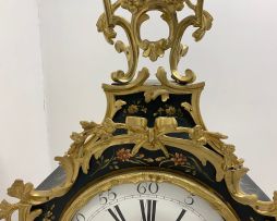 A Louis XVI style gilt-metal-mounted bracket clock, late 19th/early 20th century