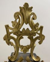 A Louis XVI style gilt-metal-mounted bracket clock, late 19th/early 20th century