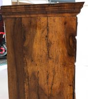 A walnut chest-on-stand, 18th century